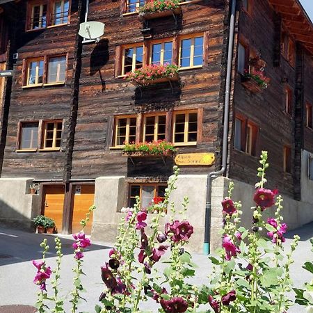 Alpensonne Lägenhet Reckingen Exteriör bild