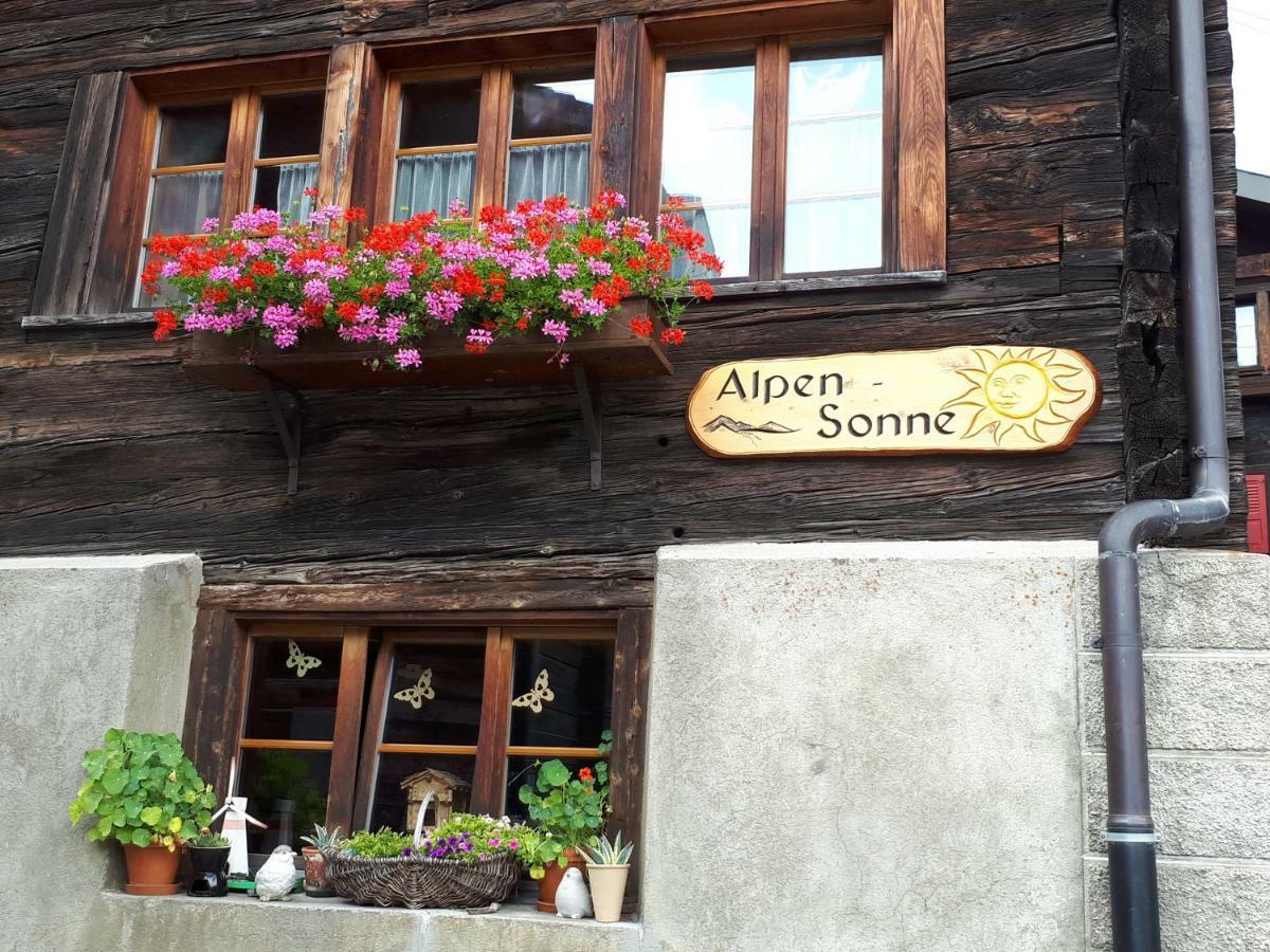 Alpensonne Lägenhet Reckingen Exteriör bild